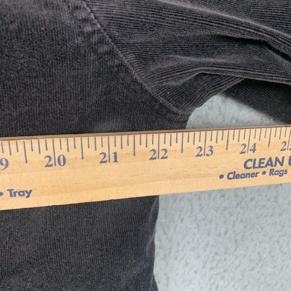 Chicos Jacket Womens 2 (Large) Gray Corduroy Button Front Casual Pockets Coat - Picture 8 of 10